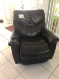 LEATHER LAZY BAY CHAIR (ELECTRIC)