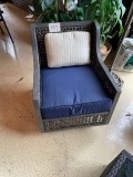 WICKER ROCKING CHAIR MATCHING ALUMINUM