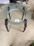 TABLE ROUND GLASS TOP