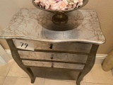 BOMBE CHEST SILVER