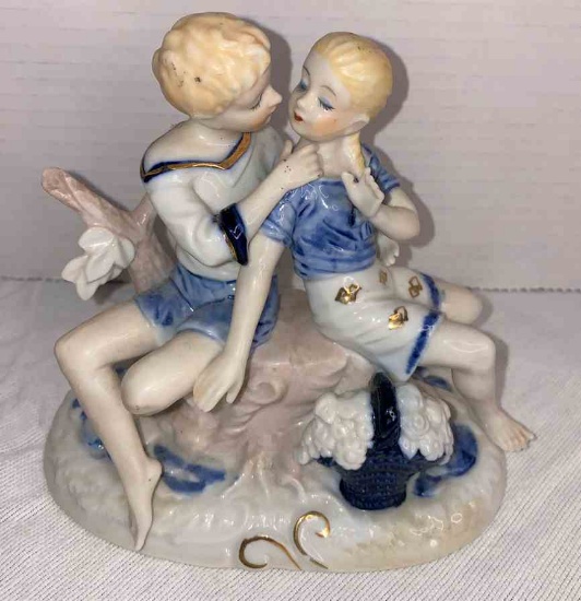 Boy & Girl Japanese Porcelain