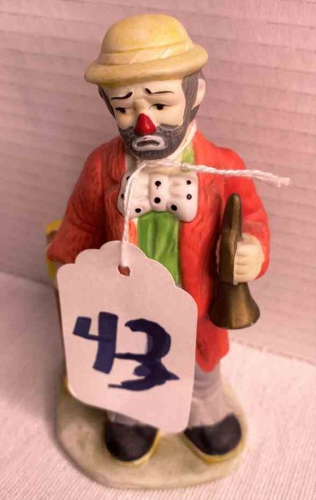 Flambro Emmett Kelly Jr. Collection Statue 5.5"