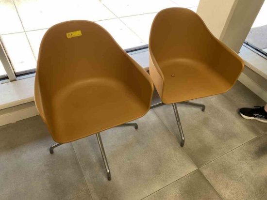Orange Barrel Chairs