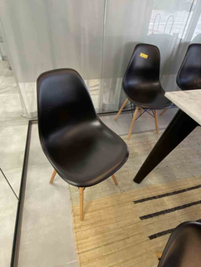 Modern Black Wood Chairs