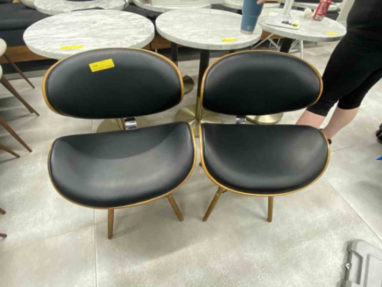 Sirio Black & Tan Chairs