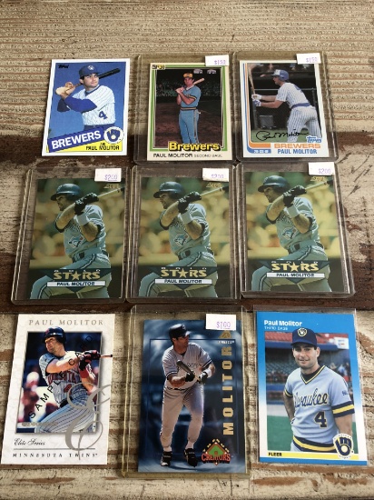 Paul Molitor 9 Card Lot