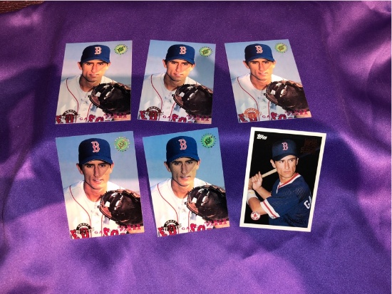 Nomar Garciaparra 6 Card Topps Rookie Card Lot