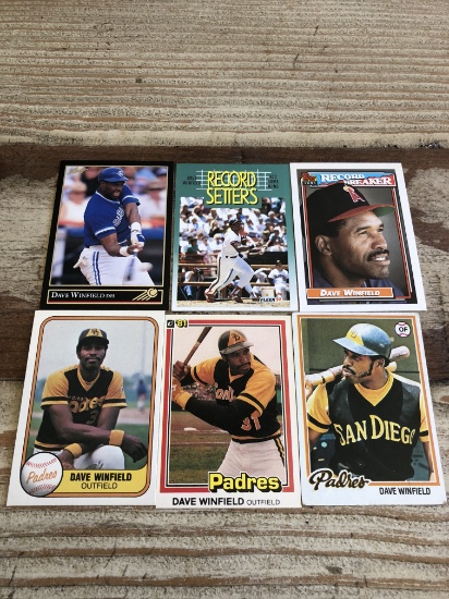 Dave Winfield 6 Card Lot