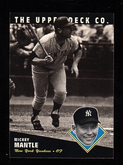 Mickey Mantle 1994 Upper Deck Promo Card 100