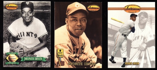 Monte Irvin 3 Card Lot