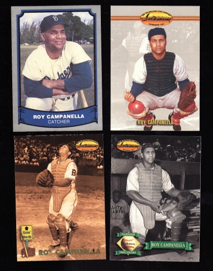 Roy Campanella 4 Card Lot