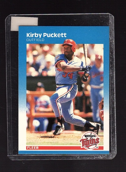 Kirby Puckett 1987 Fleer 549