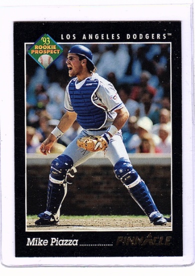 Mike Piazza 1993 Pinnacle Rookie Card #252