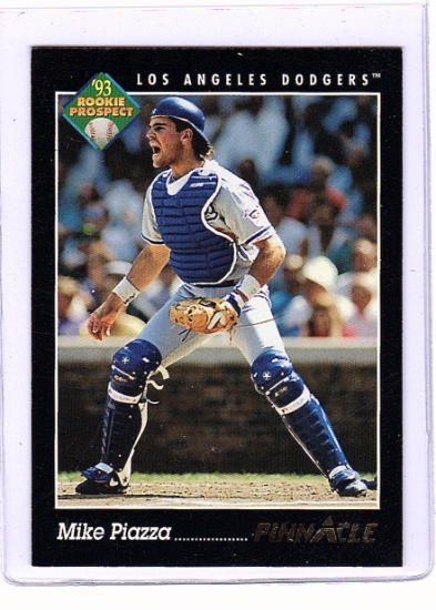 Mike Piazza 1993 Pinnacle Rookie Card #252