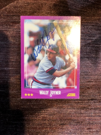 Wally Joyner Autographed Card
