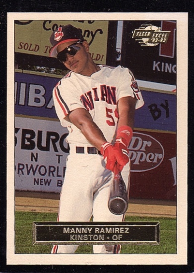 Manny Ramirez Fleer Excel Minor League Rookie 164