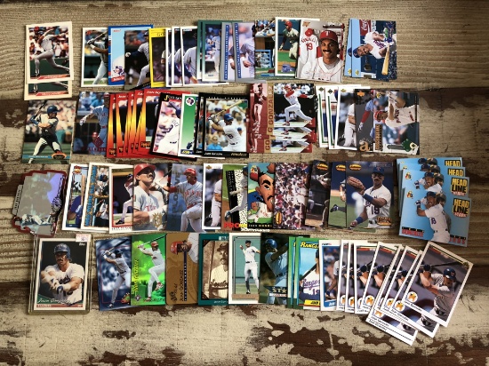 Juan Gonzalez 83 Card Lot w/Rookies & Inserts