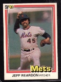 1981 Donruss Jeff Reardon Rookie #156