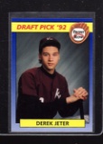 Derek Jeter 1992 Front Row Minor League Rookie Card