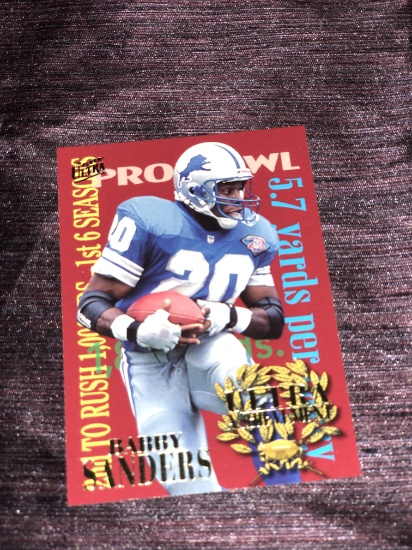Barry Sanders Card Lot 1995 Fleer Ultra Achievement 6 of 10
