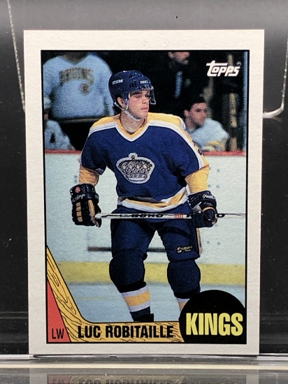 Luc Robitaille 1987 Topps RC