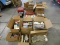 (23) HD GAS TANKS, TOUR PACK, PEWTER COLLECTIBLE TRAINS, GLASS GLOBES, MANU