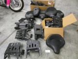 POLICE BIKE PARTS, SEATS, REAR RACKS, SHOCK AND DAMPERS