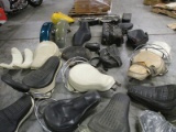 MOTORCYCLE SEATS, SADDLE BAGS, FENDERS, FAT BOB TANKS