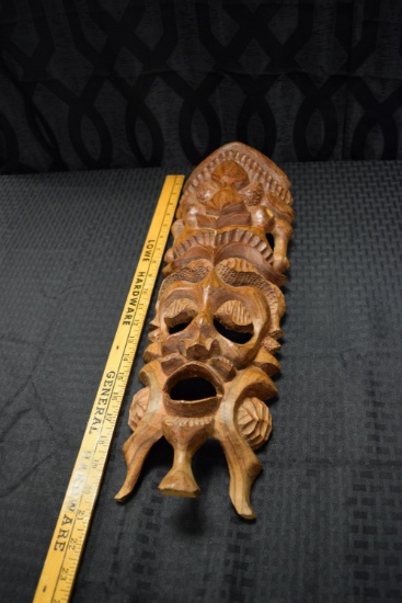 Wooden South African Mask