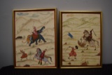 2 Paintings on Cloth from Asia