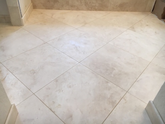 Bianco 12"x12" Marble Limestone Floor Tile