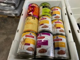 Wet Dog food in various flavors including Avoderm, Hill, Wellness, and Solid Gold
