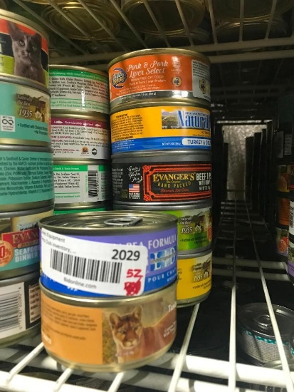 52, 5.5 oz Wet cat food in various flavors and types; Brand: Misc.