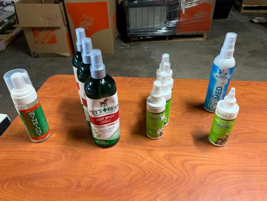 Medicated spray for pets