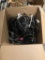 Chords, wires, surge protectors, telephones