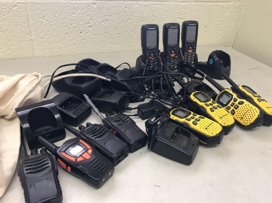 Datalogic scanners and walkie talkies