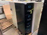 Four drawer file cabinets