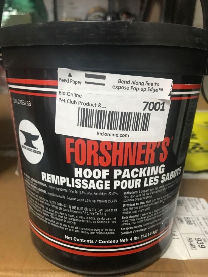 Forshner?s Hoof packing 4 lbs