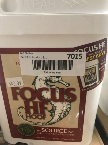 Focus HF hoof by Source Inc. 3.5 lbs