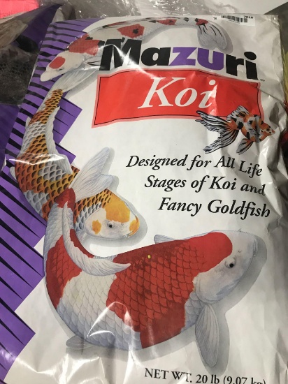 Mazuri Koi feed 20 lbs