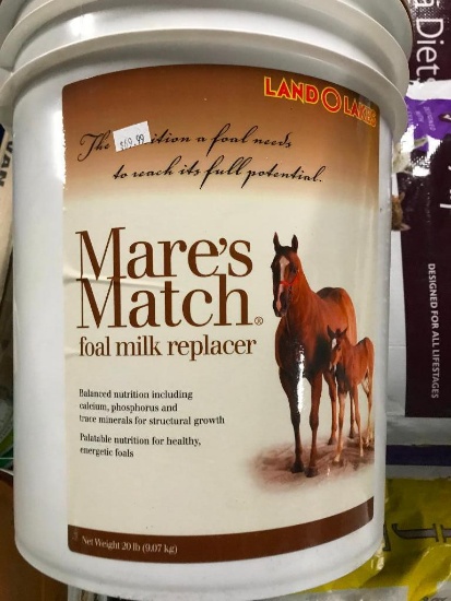 Land O Lakes 20 lbs Mare's Match foal milk replacer
