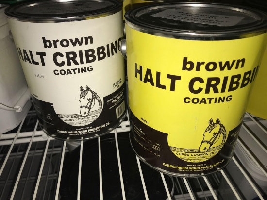 Brown halt cribbing coating 1 gallon