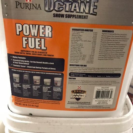 20 LBS Tubs Purina high-octane show supplement power fuel