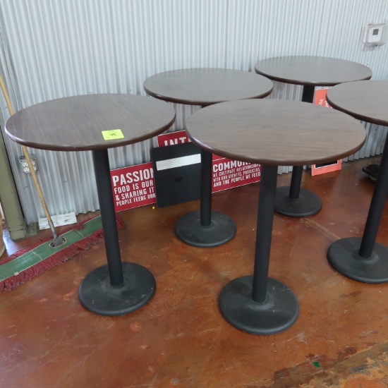 round bar height cafe table