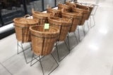 Wicker Basket Displays