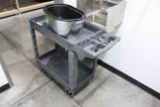 Plastic Two-Tier Cart