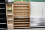 Wooden Shelving Unit W/ Stainless Shelf