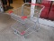 shopping carts, two tier