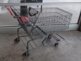 shopping carts, single basket