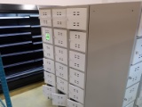 employee lockers, set of 18